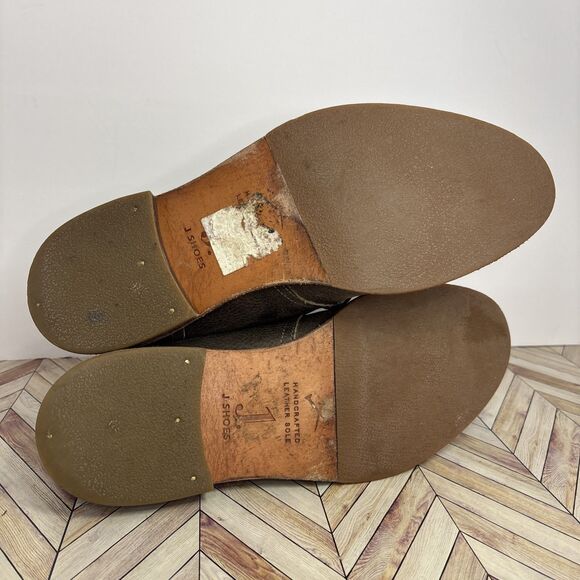 J Shoes Brown Leather Chukka BootMens sz 11 Lace-up  Handcrafted